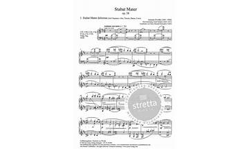 Stabat Mater, Op. 58 la Lyrics [Antonín Dvořák]